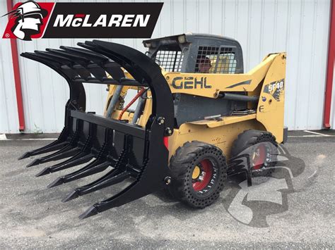 skid steer heavy duty grapple